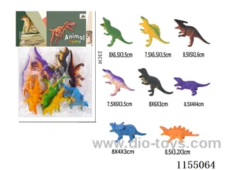 4’ Dinosaurs 8pcs