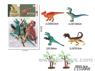 5’ Dinosaurs 4 + 2 Trees