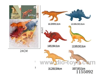 6’ Dinosaur 6pcs