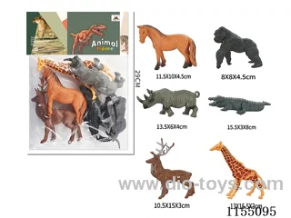 6 inch animal 6pcs