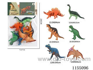 6 inch dinosaur 6pcs
