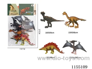 6’ Dinosaur 4pcs