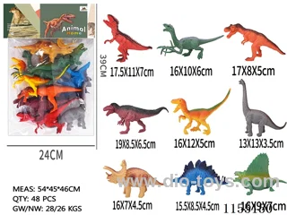 7’ Dinosaurs 9pcs