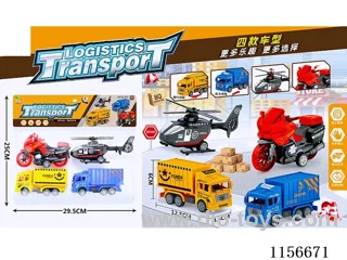 pull back car set 4PCS