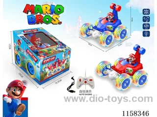 5ch Super Mario with doll + auto demo stunt dump car