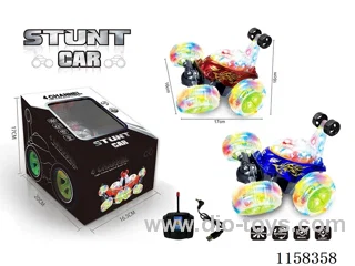 RC Stunt Car Includes 3.7V Lithium Ion Battery - USB Charging