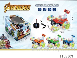 RC Stunt Car Includes 3.7V Lithium Ion Battery - USB Charging