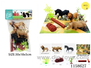 9PCS Wildlife Scene Map Set