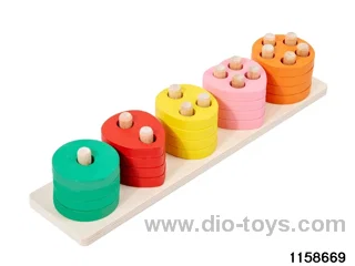 Wooden building blocks