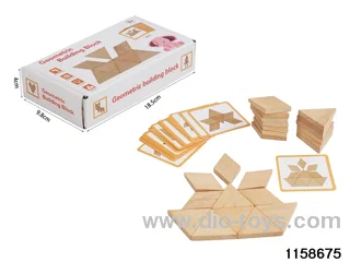 Wooden building blocks