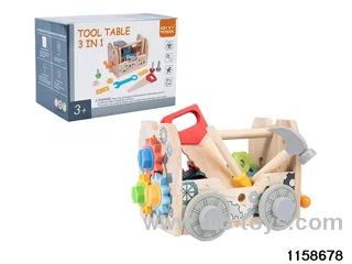 Wooden 3-in-1 Tool Stand