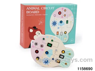 Wooden LED Light Busy Board