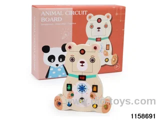 Wooden LED Light Busy Board