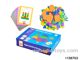 Wooden Geometric Puzzle (144 pcs)
