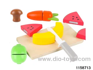 Wooden Fruit and Vegetable Cutting