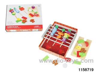 Wooden Barbecue Set