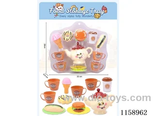 Tea Set + Food