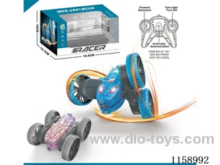 2.4G rc stunt car with light not included battery