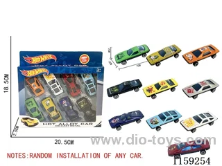 sliding alloy car（8PCS）