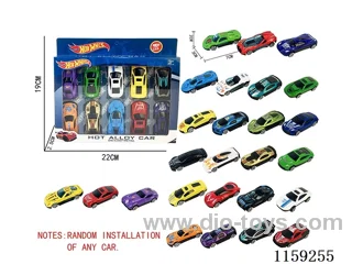 sliding alloy car（10PCS）