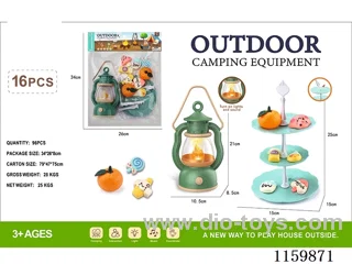 16PCS Outdoor Lights & Sounds Camping Set - Windproof Lamp 2AA(not included battery)