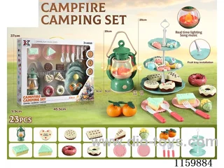 23PCS Outdoor Lights & Sounds Camping Set - Windproof Lamp 2AA(not included battery)