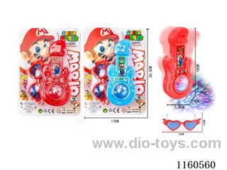 Mario Glitter Guitar + Glasses