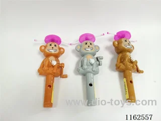 Hand Crank Colourful Monkey