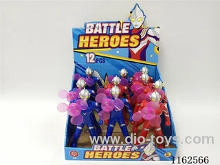 Hand-pressure light super Ultraman fan (12pcs in one display box)
