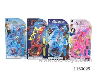 3D change figure music guitar 4 mixed