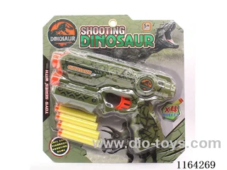 Gun with soft bullets