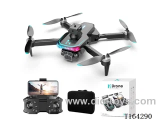 RC quadcopter with brushless + optical flow + dual shot + steering gear