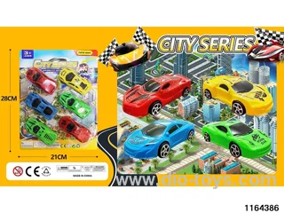 pull back logging truck(6pcs)
