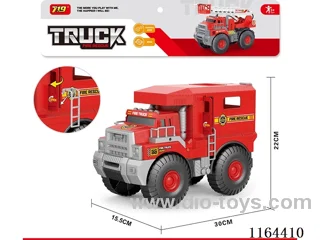 sliding fire rescue vehicle