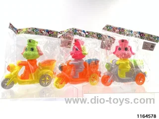 Elephant on a motorbike with pull string