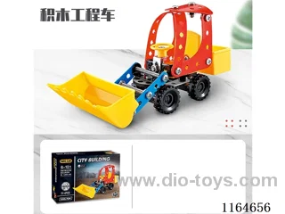 Alloy ABS assembly engineering dozer 71PCS