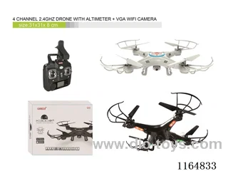 Medium quadcopter with fixed height WIFI (SD 480p pixels)