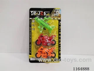 Aircraft + Motorcycle (3 pieces)