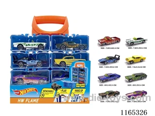 Alloy Car DIY Carrying Case 8pcs