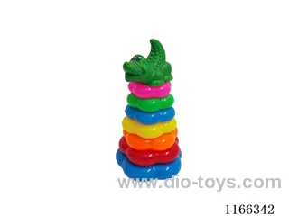 7 Flower Rainbow Rings (Crocodile)