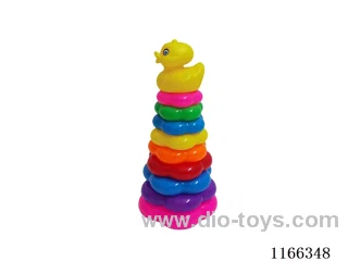 9 Flower Rainbow Rings (Doodle Duck)