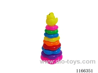 9 Flower Rainbow Rings (Hen)