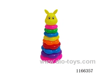 9 Flower Rainbow Rings (Rabbit)