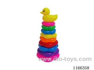9 Flower Rainbow Rings (Duck)