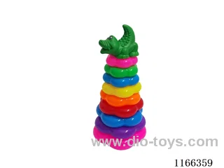 9 Flower Rainbow Rings (Crocodile)