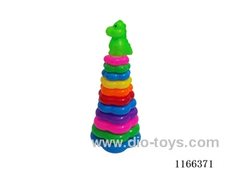 11 Flower Rainbow Rings (Dinosaur)
