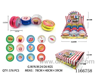 Fast food burger light clutch yo-yo