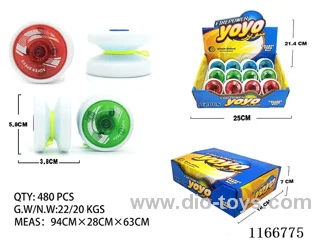 Double-sided blue light triple axle double-sided light yo-yo
