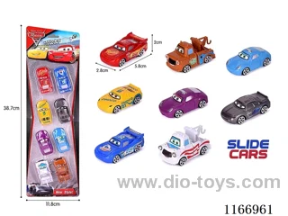 free wheel car set 8PCS