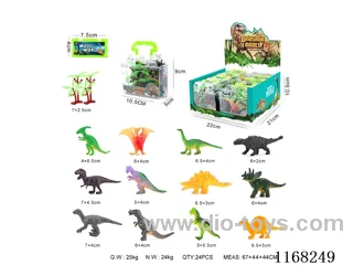 2.5’ Solid Dinosaurs 12pcs